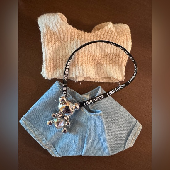 Other - LaBuBu Teddy Bear Necklace with Adorable Outfit